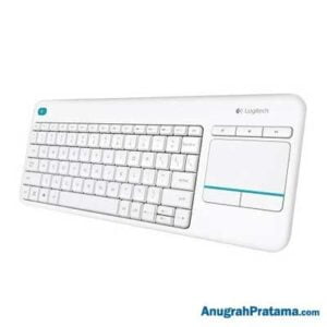 LOGITECH K400 Plus Wireless Touch Keyboard - White