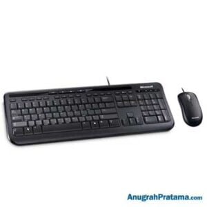 MICROSOFT Wired Desktop 600 Keyboard and Mouse - Black [APB-00018]