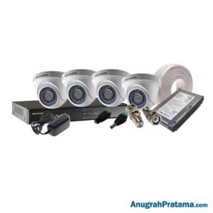 HIKVISION Paket CCTV 4 CHANNEL ANALOG HD