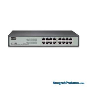 NETIS 16 Port Rack-Mountable Fast Ethernet Switch (ST3116S)