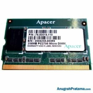 APACER [PC2700] 256MB DDR Memory RAM