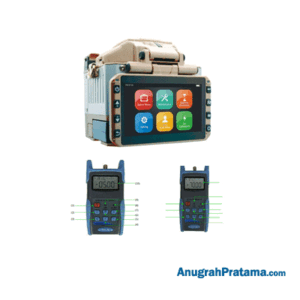 FOX Fiber Optic Fiber Fusion Splicer (portable) 6s + Optical Power Meter Joinwit 3216 + Optical Light Source 3116