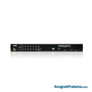 ATEN 16-Port PS/2-USB VGA KVM Switch with Daisy-Chain Port and USB Peripheral Support (CS1716A)