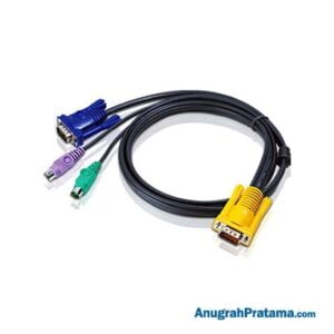ATEN 1.8M PS/2 KVM Cable with 3 in 1 SPHD (2L-5202P)