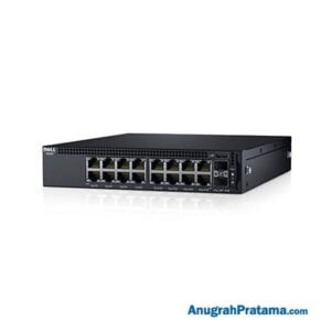 DELL Networking X1018 Smart Web Managed Switch (16x 1GbE and 2x 1GbE SFP ports)