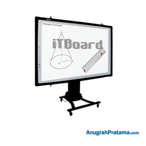 ITBOARD 86 Inch Interactive Whiteboard Optic 10 Point Digital Vision Optic 4 Camera Technology with Movable Electric Stand