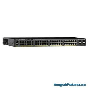 CISCO Catalyst 2960-X 48 GigE PoE 740W, 4 x 1G SFP, LAN Base - WS-C2960X-48FPS-L