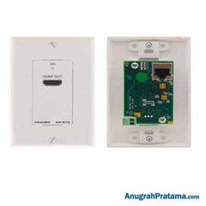 KRAMER WP-572 HDMI HDCP 2.2 Wall Plate Receiver over PoC Long-Reach DGKat (EU, UK, US-D)