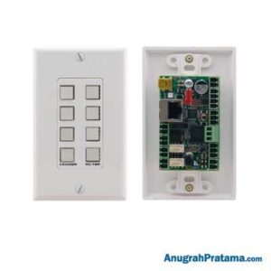 KRAMER RC-78R 8 button Ethernet and KNET Control Keypad (EU, UK, US-D)