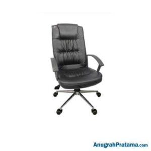 TIGER T 1378 FB CHROME Kursi Kantor - Black