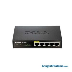 D-LINK DGS-1005P 5-Port Desktop Gigabit PoE+ Switch