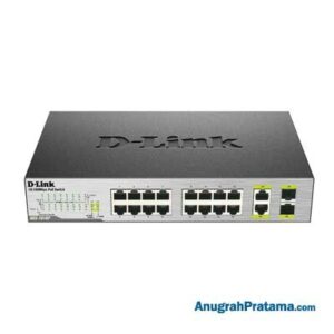 D-LINK DES-1018P 18-Port Unmanaged Desktop PoE Switch