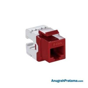 D-LINK NKJ-5ERED1B21 Jack Cat 5e Keystone UTP Red