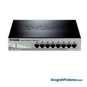 D-LINK DES-1210-08P 8-Port Layer 2 Smart Managed Fast Ethernet Switch