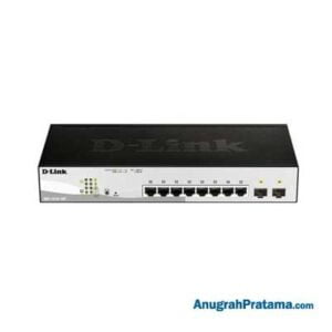 D-LINK DGS-1210-10MP 8-Port Gigabit Smart Managed PoE Switch with 2 Gigabit SFP ports