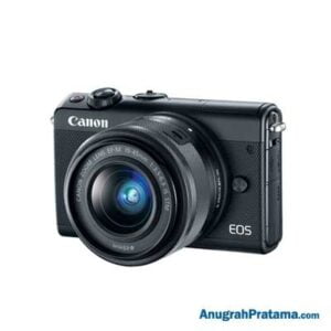 CANON EOS M100 Kit EF-M15-45mm/22mm Mirrorless Camera - Black
