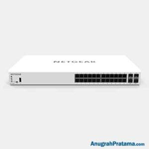 NETGEAR Insight Managed 28-Port Gigabit Ethernet PoE+ Smart Cloud Switch [GC728XP]