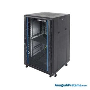 INDORACK IR6020G Standing Close Rack 20U Glass Door