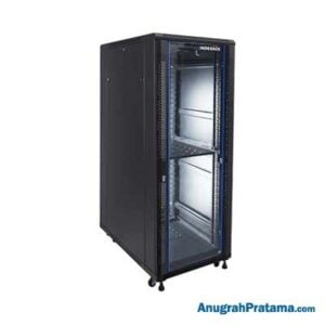 INDORACK IR9032G Standing Close Rack 32U Glass Door