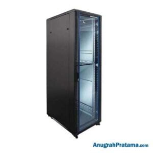 INDORACK IR9042G Standing Close Rack 42U Glass Door