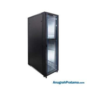 INDORACK IR11545G Standing Close Rack 45U Glass Door