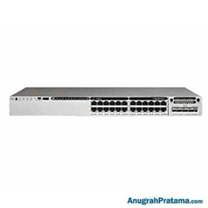 CISCO Catalyst 3850 24 Port PoE IP Base, 4x 1GE, 1x 715W [WS-C3850-24P-S]