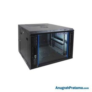 INDORACK WIR5508D 8U Wallmount Rack Double Door