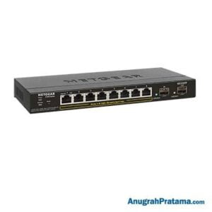 NETGEAR GS310TP 8-Port Gigabit Ethernet PoE+ Smart Managed Pro Switch with 2 SFP Ports