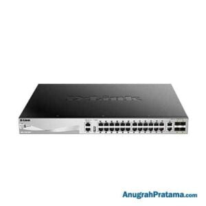 D-LINK DGS-3130-30PS 30-Port Lite Layer 3 Stackable Managed Gigabit PoE Switch