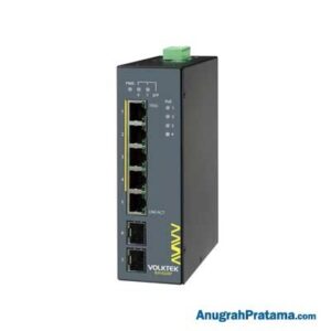VOLKTEK IEN-8225P-24V 4-Port PoE+ and 1-port RJ45 Unmanaged Switch