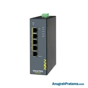 VOLKTEK IEN-8205P-24V 4-Port PoE+ and 1-port RJ45 Unmanaged Switch