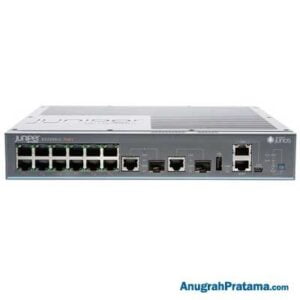 JUNIPER EX2200 12-Port Gigabit Ethernet (PoE+) with 2 Dual-Purpose (Gigabit or SFP) Uplink Ports Switch [EX2200-C-12P-2G]