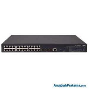 H3C S5130S-28S-HPWR-EI 24-Port PoE+ 10/100/1000BASE-T Ethernet, 4-Port 1G SFP (Combo), 4-Port 10G/1G BASE-X SFP+ Switch [LS-5130S-28S-HPWR-EI-GL]