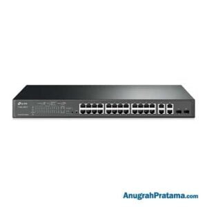 TP-LINK 24 Port 10/100Mbps + 4 Port Gigabit PoE+ Smart Switch T1500-28PCT (TL-SL2428P)