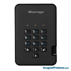 ISTORAGE diskAshur2 256-bit 1TB Portable Hard Drive - Phantom Black [IS-DA2-256-1000-B]