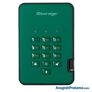 ISTORAGE diskAshur2 256-bit 4TB Portable Hard Drive - Racing Green [IS-DA2-256-4000-GN]