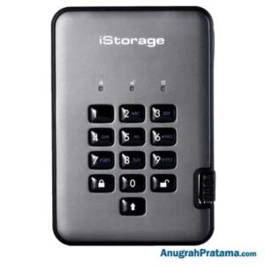ISTORAGE diskAshur PRO2 256-bit 5TB Portable Hard Drive [IS-DAP2-256-5000-C-G]