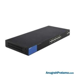 LINKSYS 16-Port Gigabit Smart Managed Switch + 2x Gigabit SFP/RJ45 Combo Ports (LGS318-AP)