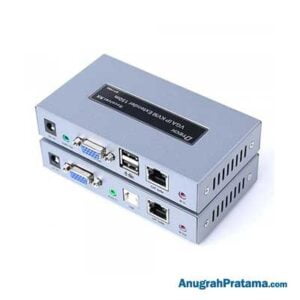 DTECH DT-7062 VGA IP KVM Extender 150m with IR Plus Adapter Sender and Receiver