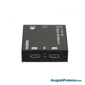 DTECH DT-6542 4K HDMI 2.0 Splitter 1X2 Plus Adaptor