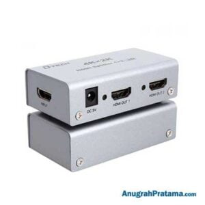 DTECH DT-7142 4K HDMI Splitter 1X2 Plus Adaptor