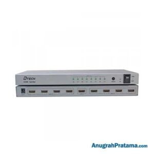 DTECH DT-7148 4K HDMI Splitter 1X8 Plus Adaptor