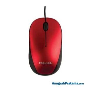 TOSHIBA U55 USB Optical Mouse - Red