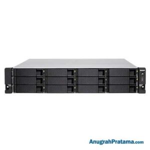 QNAP TS-1277XU-RP-2600-8G 12-Bay Rackmount NAS [Ryzen 5 2600, 2x 4GB DDR4]