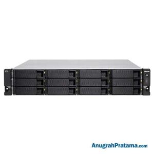 QNAP TS-h1283XU-RP-E2236-128G 12-Bay QTS hero NAS [Xeon E-2236, 4x 32GB DDR4]