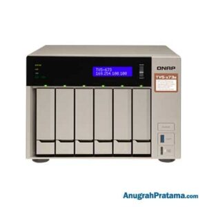 QNAP TVS-673e-4G 6-Bay NAS [AMD RX-421BD, 2x 2GB DDR4]