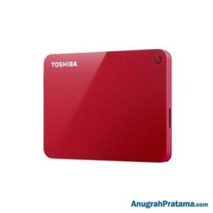 TOSHIBA Canvio Advance 1TB Portable External Hard Drive - Red
