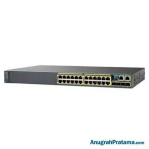 CISCO Catalyst 2960-X 24 GigE, 4 x 1G SFP, LAN Base [WS-C2960X-24TS-L]