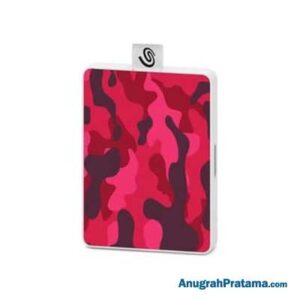 SEAGATE One Touch 500GB Eksternal SSD - Camo Red
