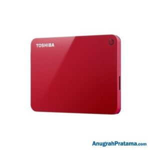 TOSHIBA Canvio Advance 4TB Portable External Hard Drive - Red